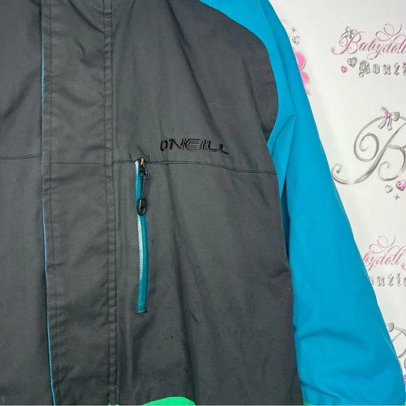 O’Neill jacket snowboarding skiing winter outdoor green blue black waterproof 🩵 - Picture 3 of 9